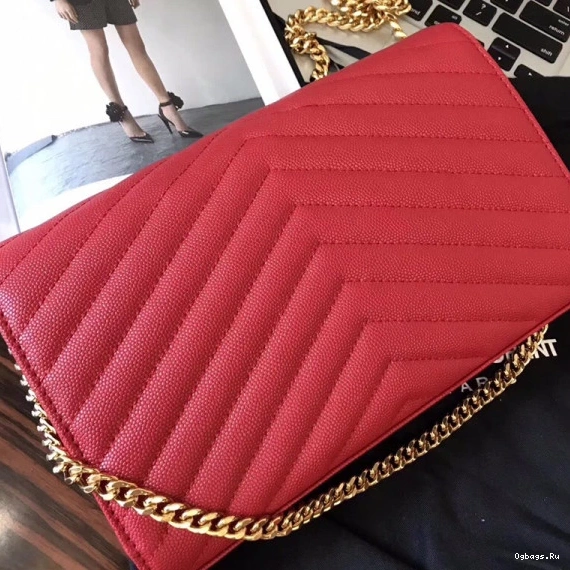 CHAIN CASSANDRE WALLET YSL MATELASSÉ 0819